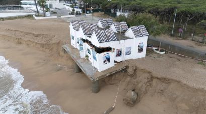 Platja d'Aro enderrocarà d'urgència l'edifici de l'Escola de Vela afectat pel temporal