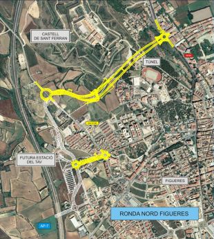 Surt a informació pública l'estudi del túnel que passarà sota el castell de Sant Ferran