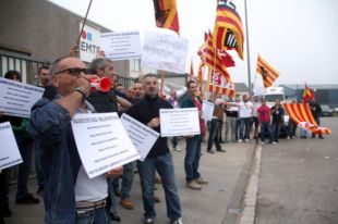 Operaris d'EMTE inicien una setmana de vaga i protestes per les rebaixes de sou