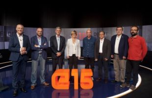 Els caps de llista gironins se centren el debat de TV3 en el futur de Catalunya