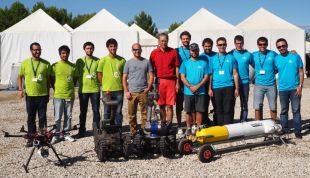 L'equip de la UdG guanya el premi en innovació a la competició de robòtica euRathlon