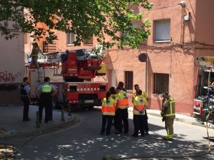 L'incendi al pis del barri gitano de Figueres permet recuperar 1.027 plantes de marihuana