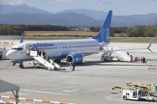 Els passatgers a l'aeroport de Girona cauen un 68,3% durant el mes de març 