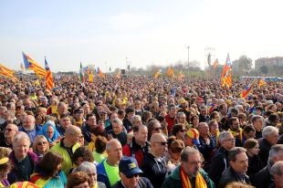 150.000 persones omplen l'acte del Consell per la República a Perpinyà