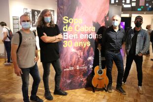 Una exposició a la Casa de Cultura de Girona homenatja el disc 'Ben endins' de Sopa de Cabra