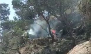 Enxampen vuit persones fent una barbacoa en una zona boscosa de Cala Pola a Tossa de Mar