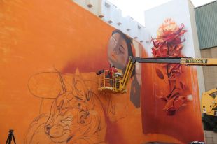 Murals, grafitis i ‘skateboards’ omplen la primera jornada Blanes Urban Fest