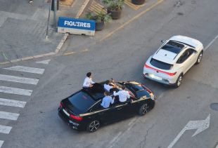 26 denúncies per infraccions de trànsit en la celebració d'un casament a Figueres