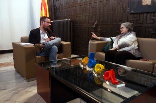 L'alcalde de Girona rep la ciutadania al seu despatx perquè li posi deures