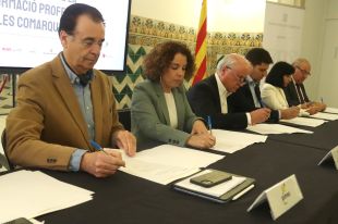 Generalitat, patronal i sindicats de Girona s'uneixen per potenciar la Formació Professional