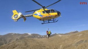 Rescaten amb helicòpter un excursionista ferit al Pic de l'Àliga
