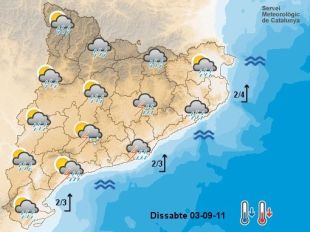 Alerta per fortes tempestes a gran part de Catalunya 
