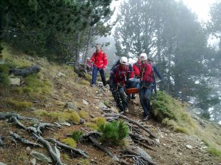 Un excursionista resulta ferit greu al precipitar-se des de 20 metres d'alçada a Queralbs