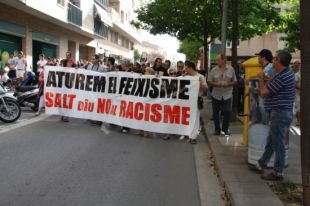 Els antifeixistes de Salt, multats per actitud 'hostil i agressiva' segons Interior