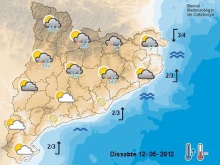 Alerta per tempestes fortes a les comarques gironines per demà