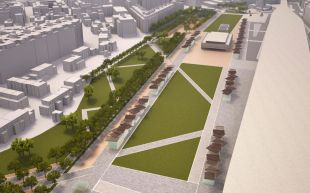 El nou Parc Central de Girona serà una zona verda diàfana i sense edificacions