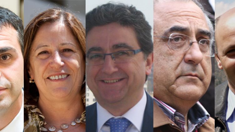 Cinc del candidats a les eleccions al Parlament per Girona © AG