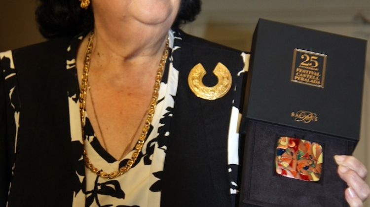 Montserrat Caballé va rebre la medalla d'honor