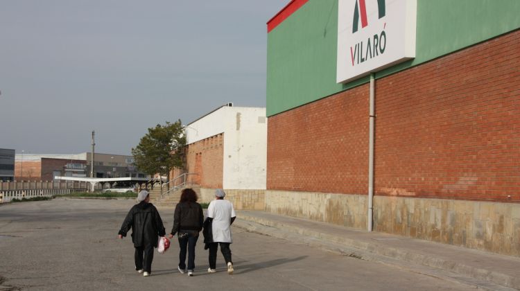 Treballadores a la planta de Cárnicas Vilaró de Mollerussa © ACN