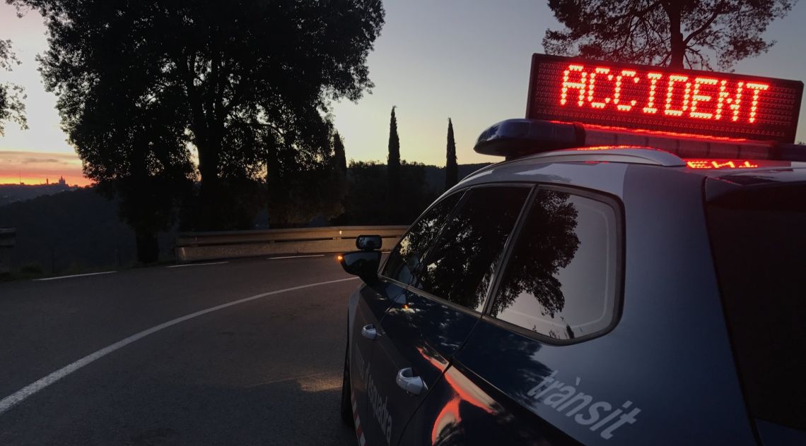 Mor un motorista de 18 anys en un accident de trànsit a Llagostera