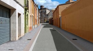 Imatge virtual de com quedarà el carrer un cop acabades les obres