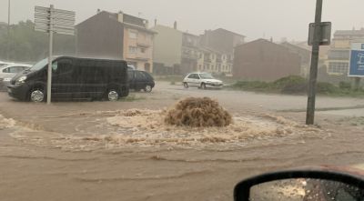 Una tempesta deixa registres torrencials a la Garrotxa i l'Alt Empordà