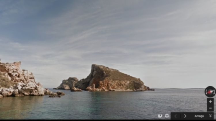 Les Illes Medes a través del Google Street View © ACN