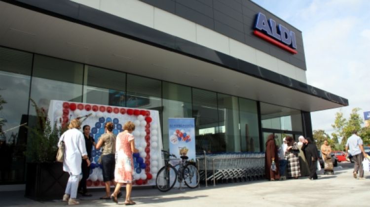 El primer supermercat que Aldi obre a Girona es troba al polígon Mas Xirgu © ACN