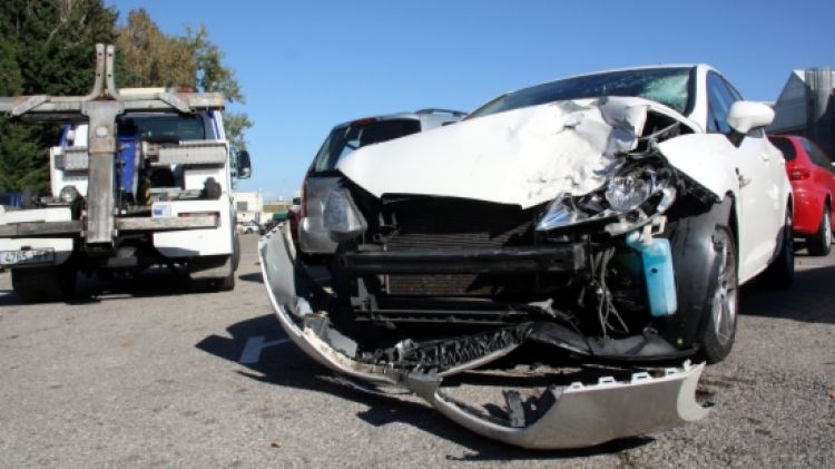 Estat del vehicle després de l'accident © ACN