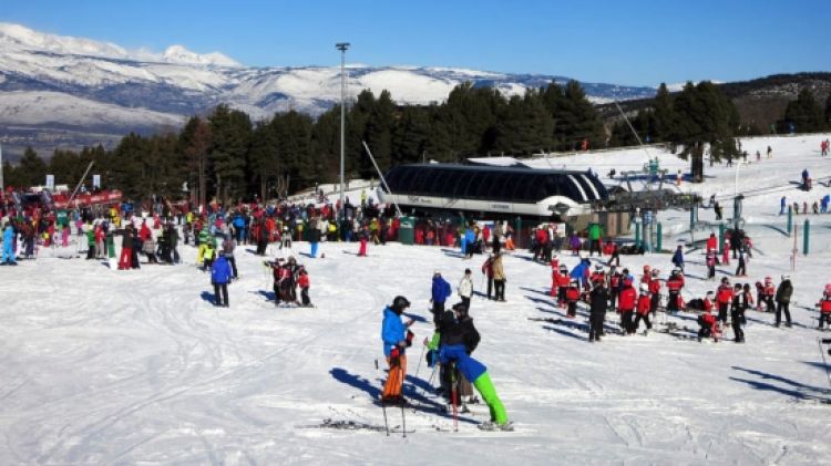 L'estació de Masella ha arribat a superar els 9.000 esquiadors en un dia