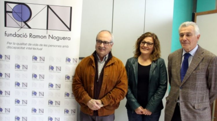 Pepita Perich, Salvi Amagat i Alfons Noguera © ACN