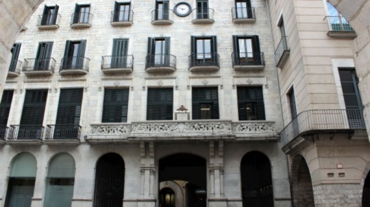 Façana de l'Ajuntament de Girona © Aj. de Girona