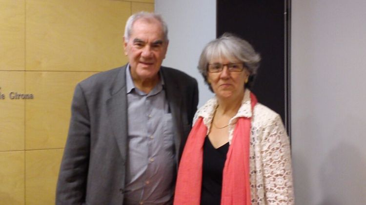 Maria Mercè Roca i Ernest Maragall, avui a Girona