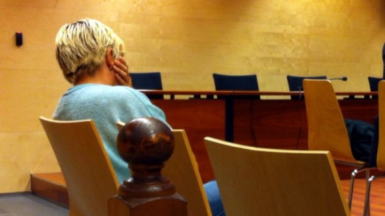 L'acusada, Matilde G. R., a l'Audiència de Girona © ACN