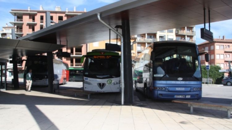 Estació d'autobusos d'Olot (arxiu)