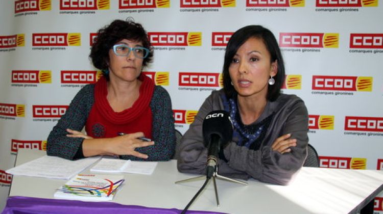 Alba Garcia (esquerra) i Belén López © ACN