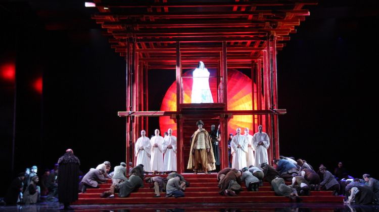 El moment en què Turandot, la princesa, apareix en el primer acte de l'òpera © ACN