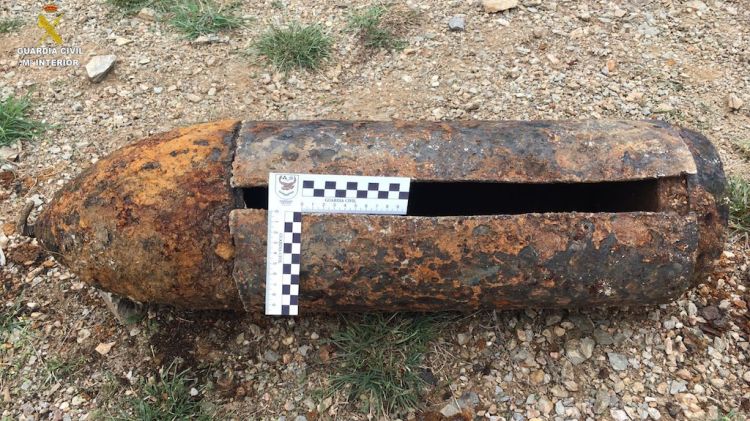 La bomba de la Guerra Civil trobada al Port de la Selva i detonada a Sant Climent Sescebes