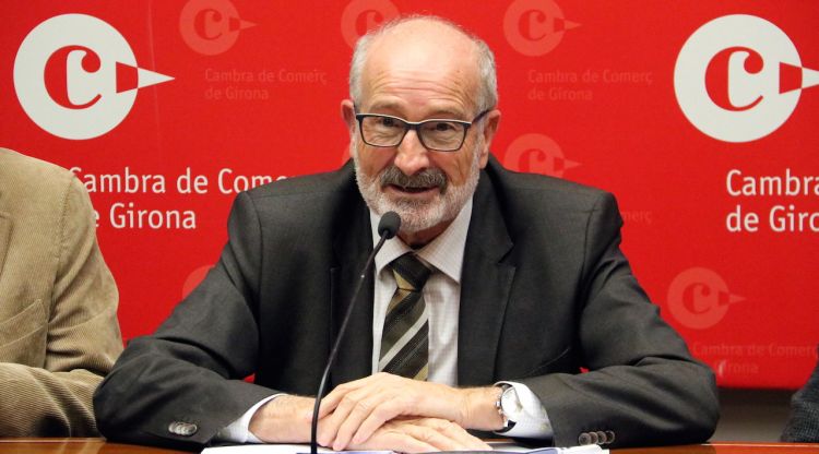 El president de la Cambra de Comerç de Girona, Domènec Espadalé (arxiu). ACN