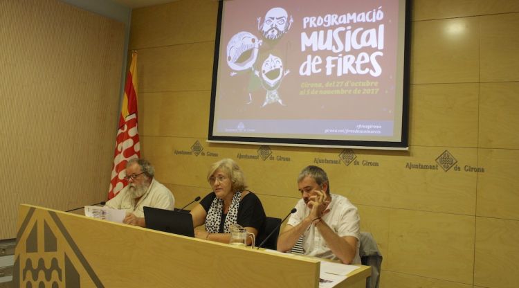 Presentació de les Fires de Sant Narcís, aquest matí. Aj. de Girona