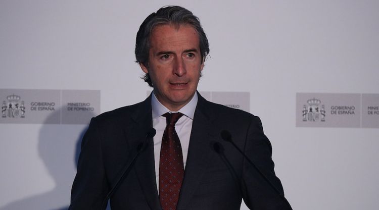 El ministre Íñigo de la Serna, avui a Barcelona. ACN