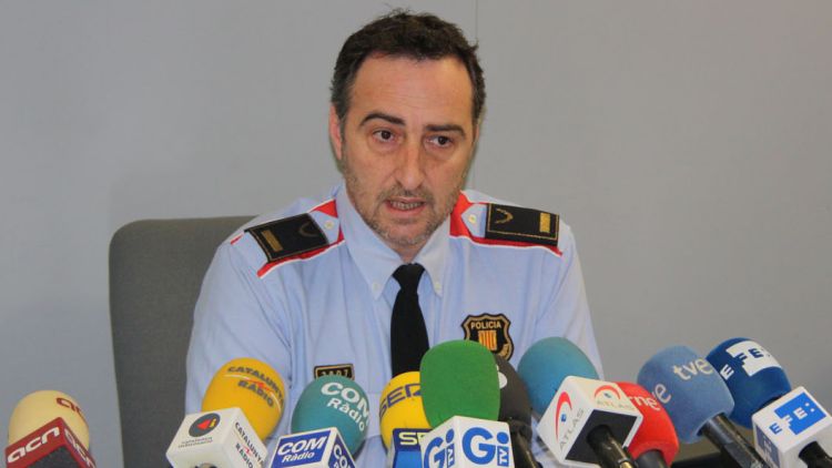 El cap de l'Àrea Territorial d'Investigació de Girona, l'inspector Josep Montey © ACN