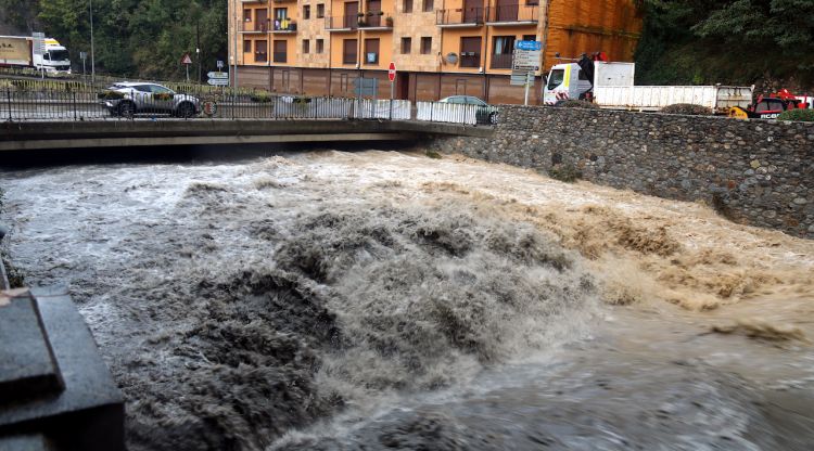 El riu Freser al seu pas per Ribes