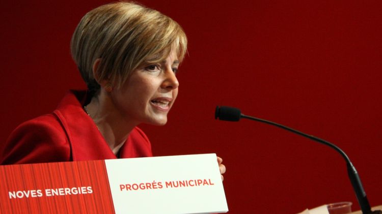 La candidata del PSC a l'Ajuntament de Girona, Pia Bosch © ACN