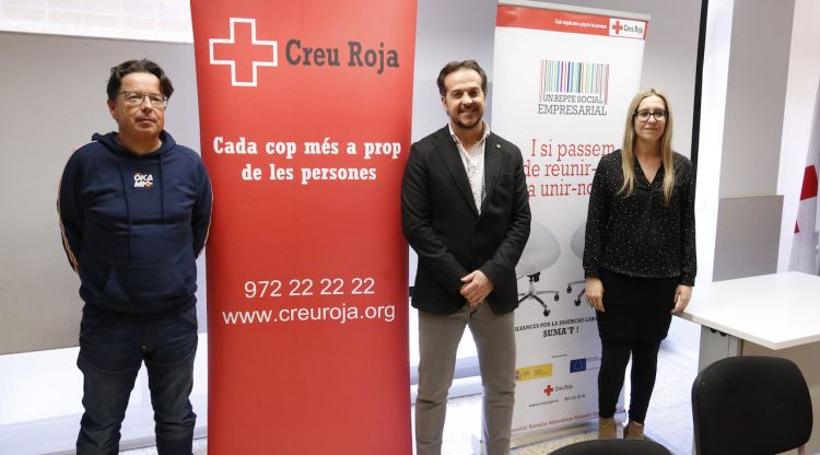 Jordi Martori, Ferran Sellabona i Verònica Fernández. ACN