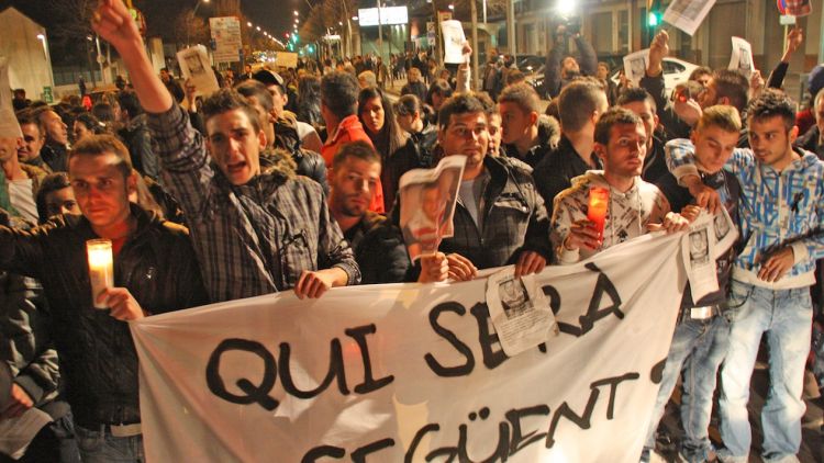 La mort d'Óscar Cruz va desencadenar una manifestació a Salt per reclamar justícia
