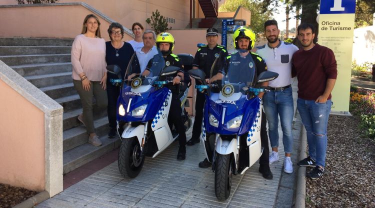 La Policia Local de Tossa va adquirir motos elèctriques el maig d'aquest any
