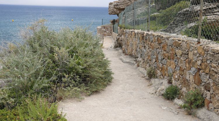 El camí de ronda de l'Illa Roja de Begur on s'han fet algunes millores