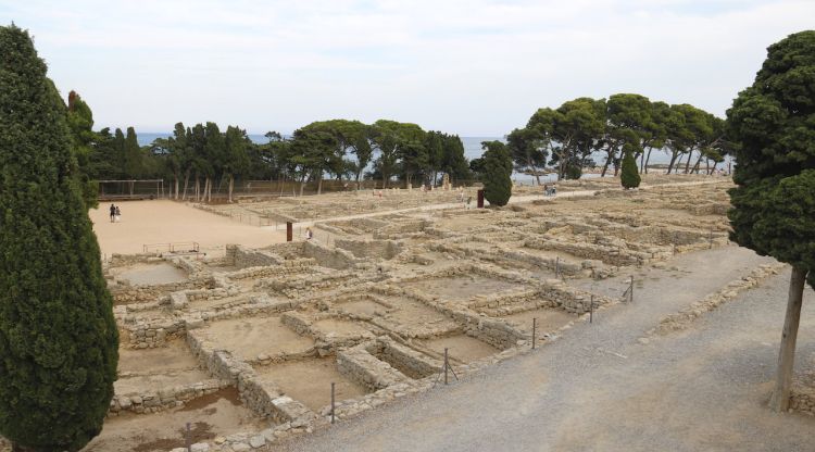 Les restes de la ciutat grega d'Empúries. ACN