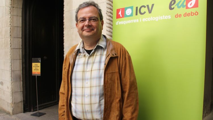 Joan Olòriz quan encara militava a ICV (arxiu) © ACN